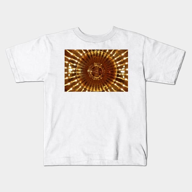 Concentric Circles of a Chandelier Kids T-Shirt by SHappe